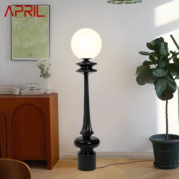 Под лампа APRIL Nordic с римската колона, Черна и Модерна всекидневна, Спалня, Led Творчески Декоративна лампа - Изображение 1  