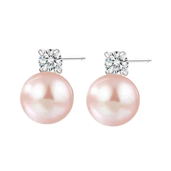 Дамски обеци с перли във формата на водовъртеж SE10, изискани модни бижута, луксозни аксесоари за партита, обеци - Изображение 2  