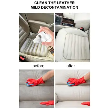 100 МЛ Многоцелеви пеноочистителя за почистване на кожата, автомобилната почистване на салон на автомобил, повърхности за домашна грижа, Спрей-пеноочиститель - Изображение 2  