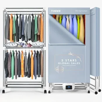 Простор TINME 220 В, домакински малък простор за дрехи, бързосъхнеща дрехи, простор за гардероб с топъл въздух с голям капацитет - Изображение 1  