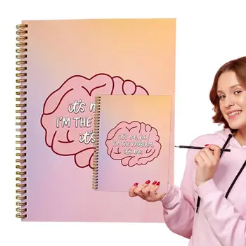 Списание за планиране на здравето, дневник на осъзнатост за жените, ежедневно аффирмационный подарък за личностно развитие, психическото здраве - Изображение 1  