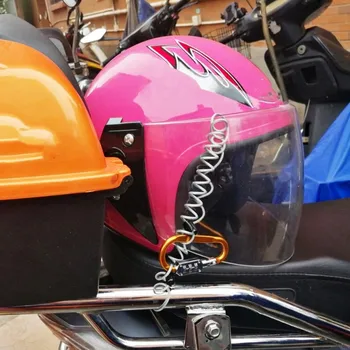 Противоугонный преносим мотоциклет метален заключване за сигурност за каска, багаж, D-образна заключване за планински велосипед, брава за багаж - Изображение 2  