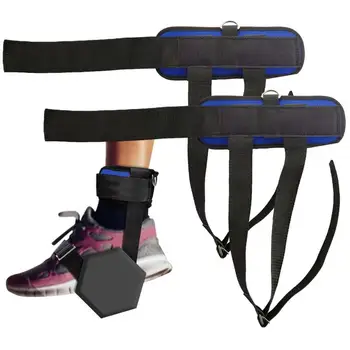1 Чифт ремъците на щиколотках за краката, каишка за ръка тежести, колани за тренировки по вдигане на тежести Регулируем обувки, Арматура за упражнения - Изображение 1  