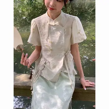 2024 ново подвесное обличам копчета в китайски стил с темперамент, секси лятна рокля в ориенталски стил, superior комплект рокля lady hanfu - Изображение 1  
